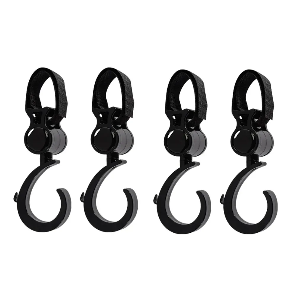 Baby Nursery Hooks - 1-12Pcs Baby Stroller Hooks Rotatable Hanging