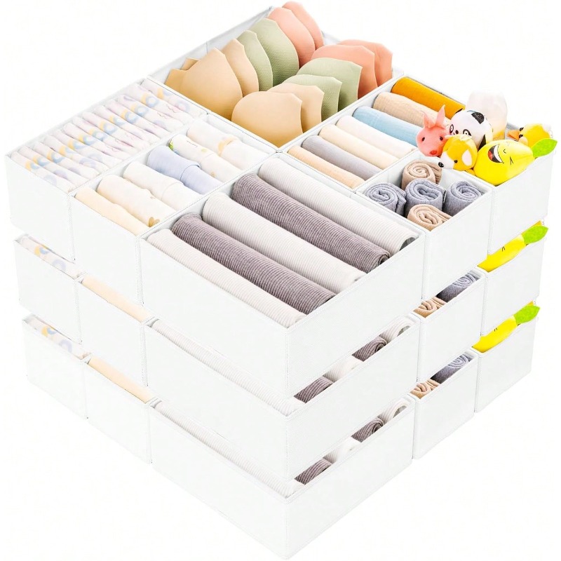 15PCS Drawer Organizer Clothes - Baby Nursery Drawers 评论和价格