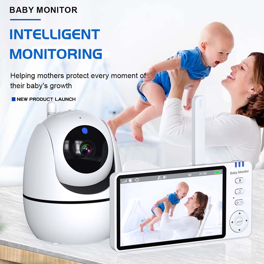 5 Inch Video Baby Monitor Indo - Wearable Baby Monitor 评论和价格