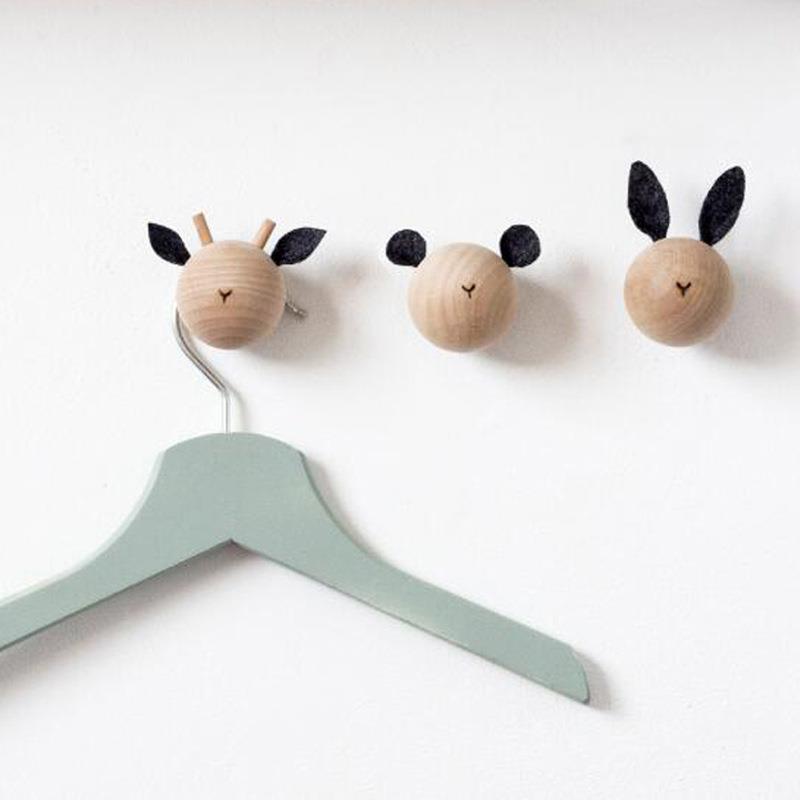 Modern Minimalist Wooden Hook  - Baby Nursery Hooks 评论和价格