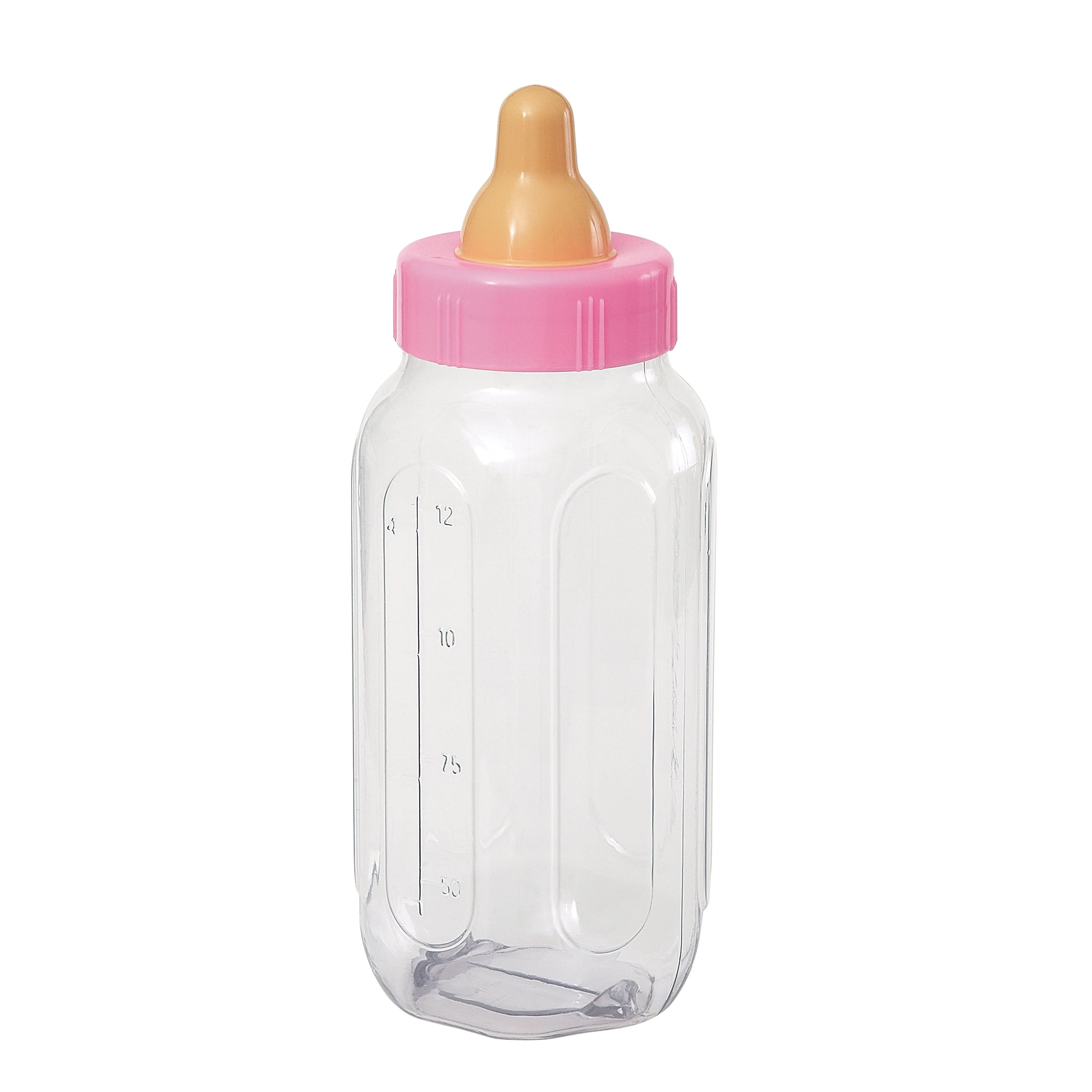 11 Inch Pink Plastic Baby Bott - Baby Nursery Games 评论和价格