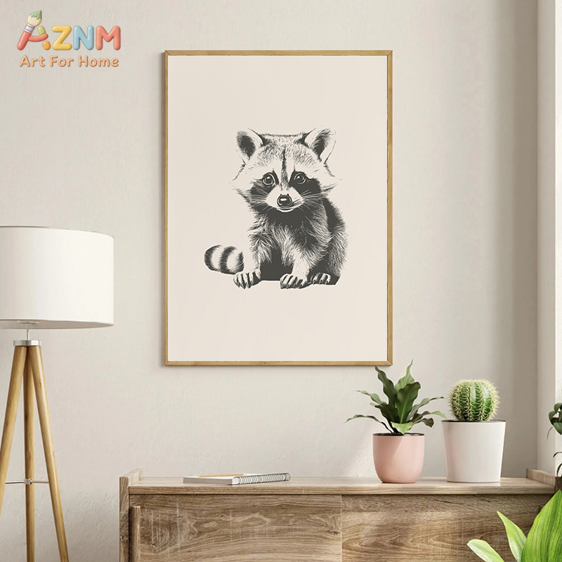 AZNM Vintage Sketch Baby Anima - Baby Nursery Vintage Decor 评论和价格