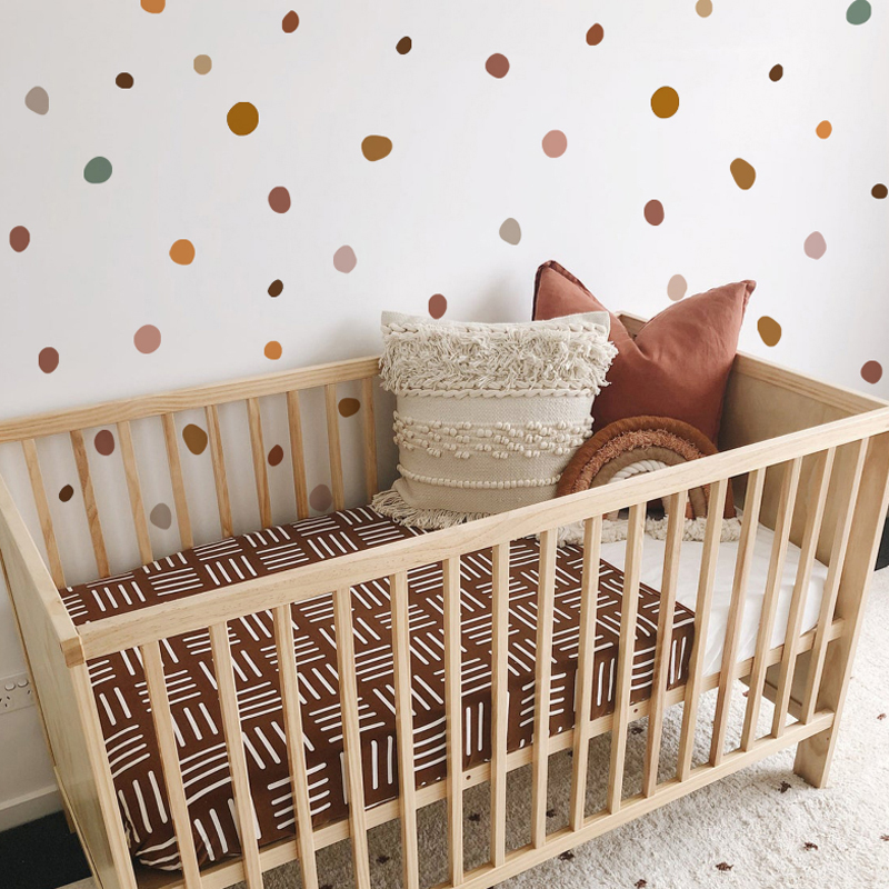 Boho Nursery Polka Dot Creativ - Baby Nursery Vintage Decor 评论和价格
