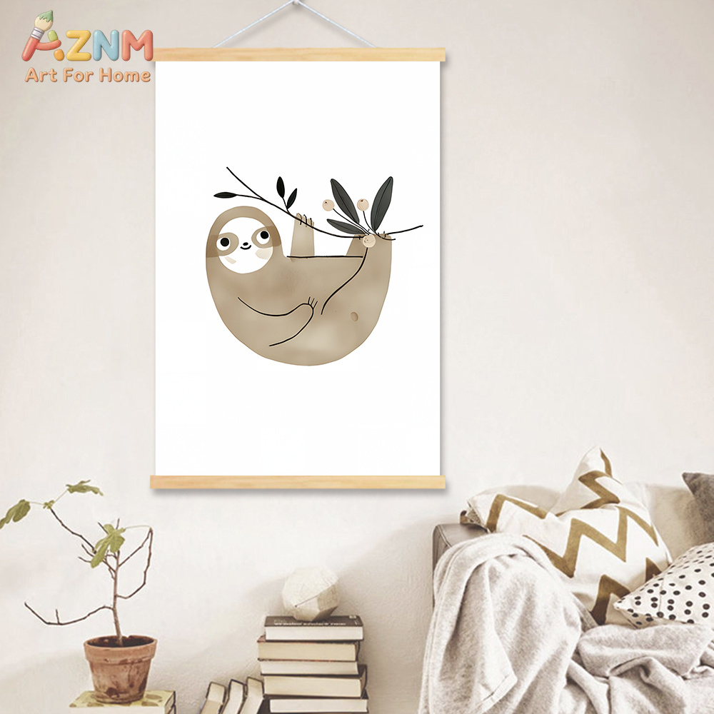 AZNM Neutral Boho Safari Anima - Baby Nursery Giraffe 评论和价格