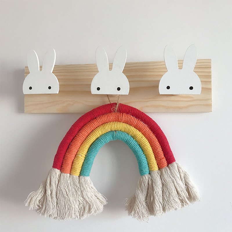 Girl Decorative Hooks Wooden W - Baby Nursery Hooks 评论和价格