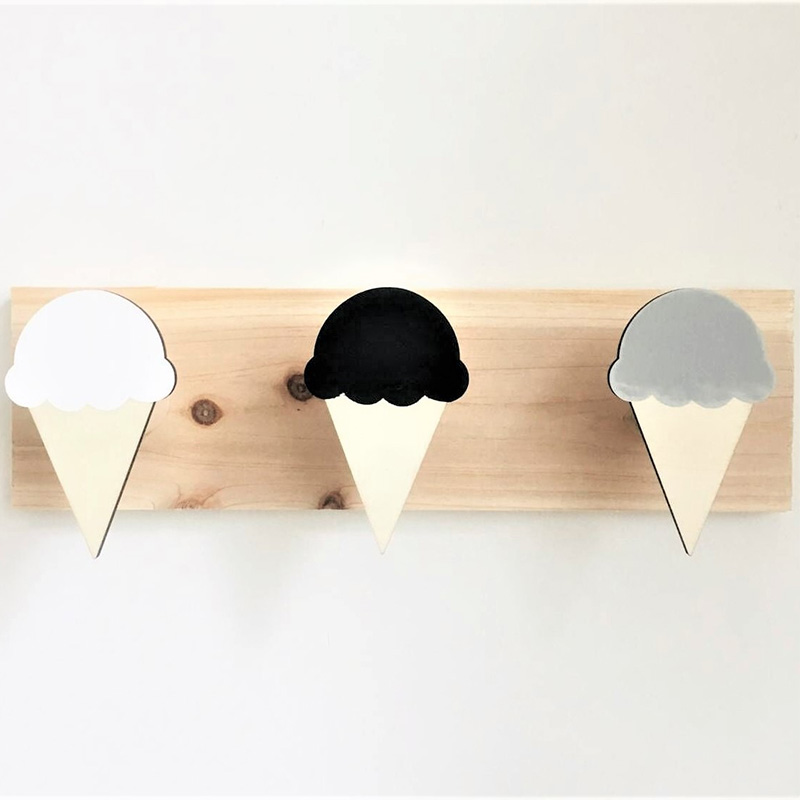 Girl Decorative Hooks Wooden W - Baby Nursery Hooks 评论和价格