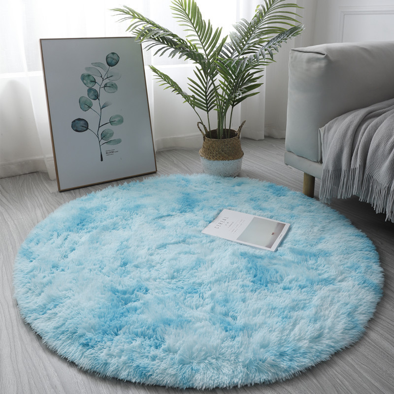 Super Soft Fluffy Round Rug Pl - Baby Nursery Game 评论和价格