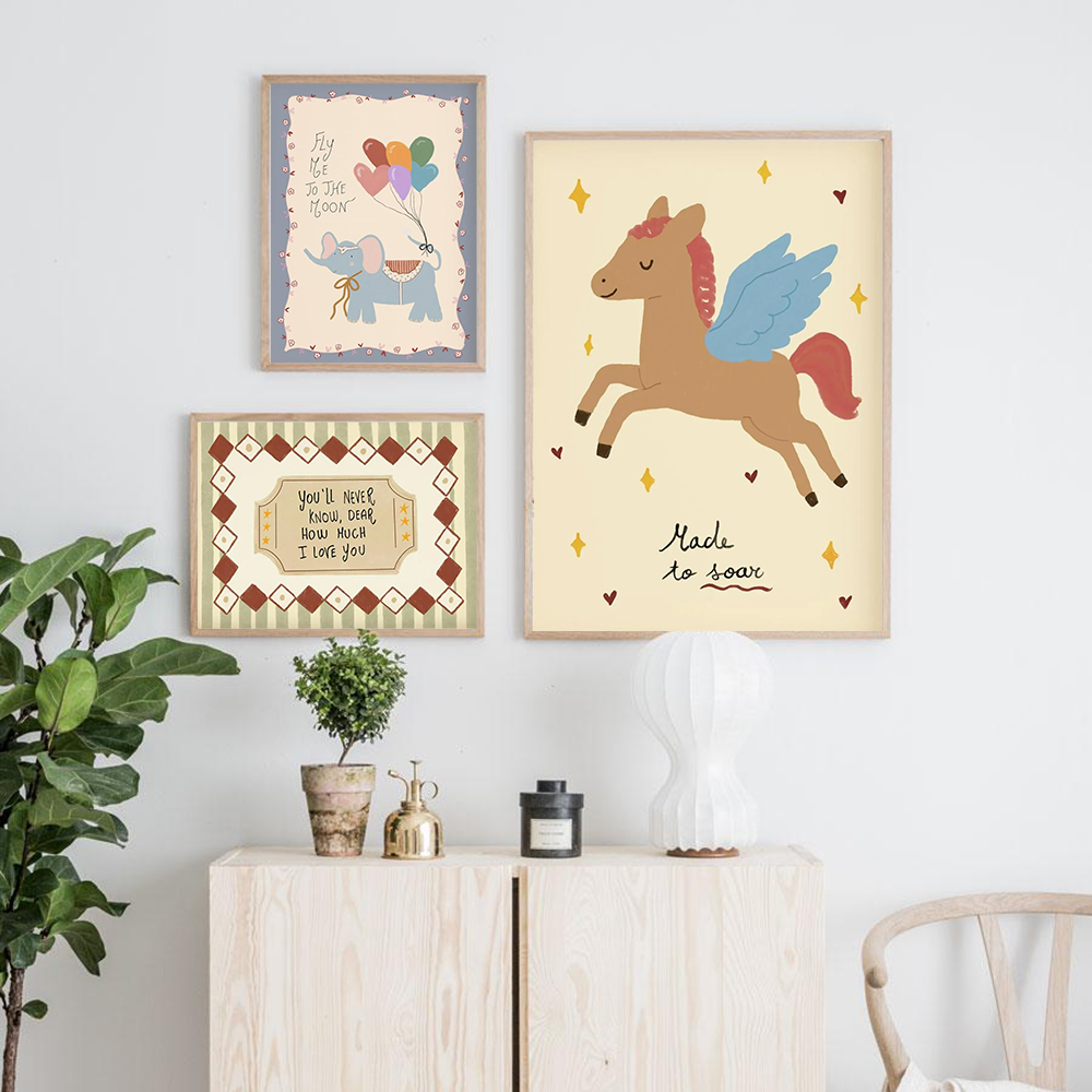 Vintage Rocking Horse Giraffe  - Baby Nursery Vintage Decor 评论和价格