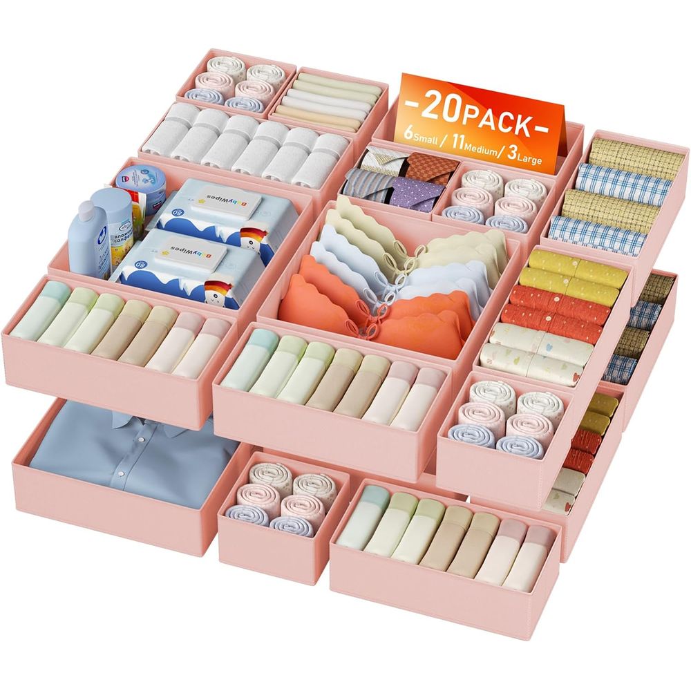 Organizer Clothes 20 Pack - Co - Baby Nursery Drawers 评论和价格