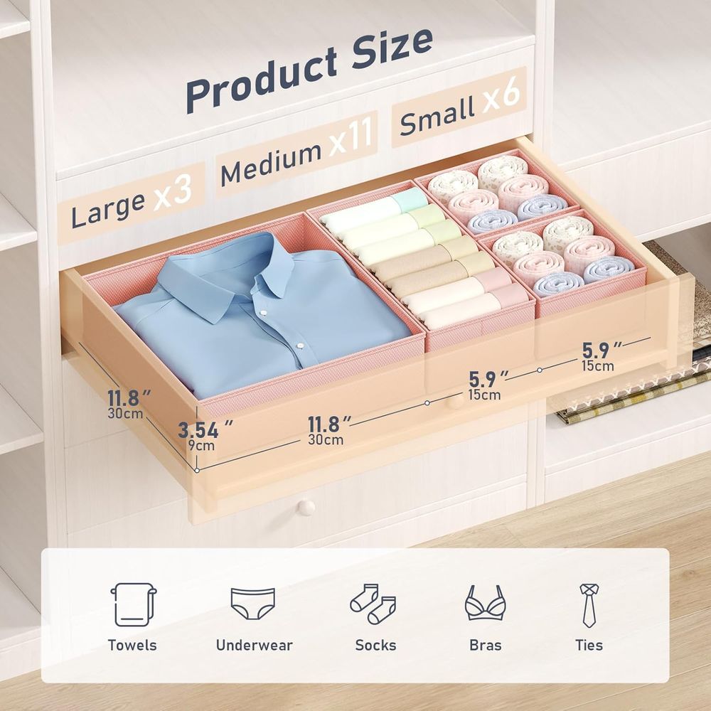 Organizer Clothes 20 Pack - Co - Baby Nursery Drawers 评论和价格