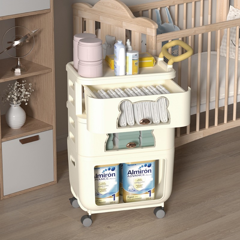 Multi-Purpose Living Room Stor - Baby Nursery Utility Cart 评论和价格