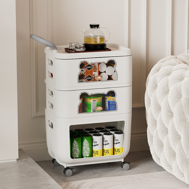 Multi-Purpose Living Room Stor - Baby Nursery Utility Cart 评论和价格