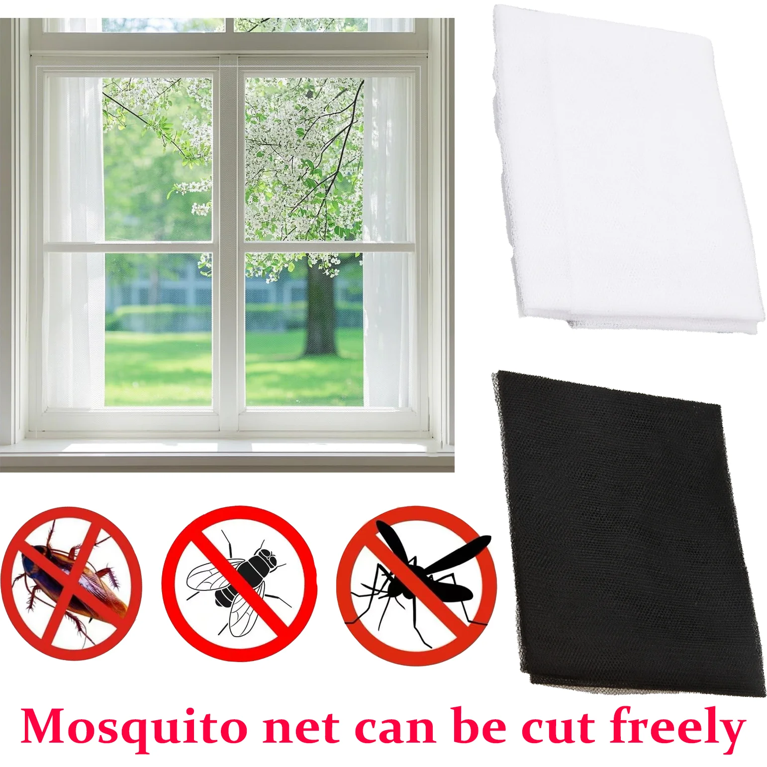 DIY Window Mosquito Net Anti I - Baby Nursery Hooks 评论和价格