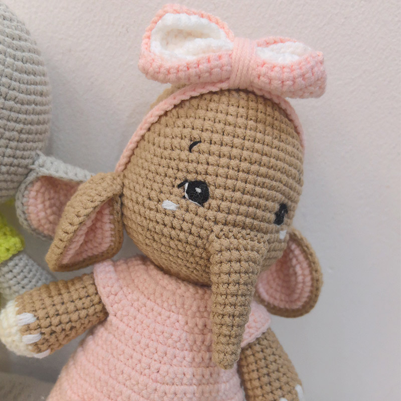 Handmade Crochet Elephant Coup - Baby Nursery Games 评论和价格