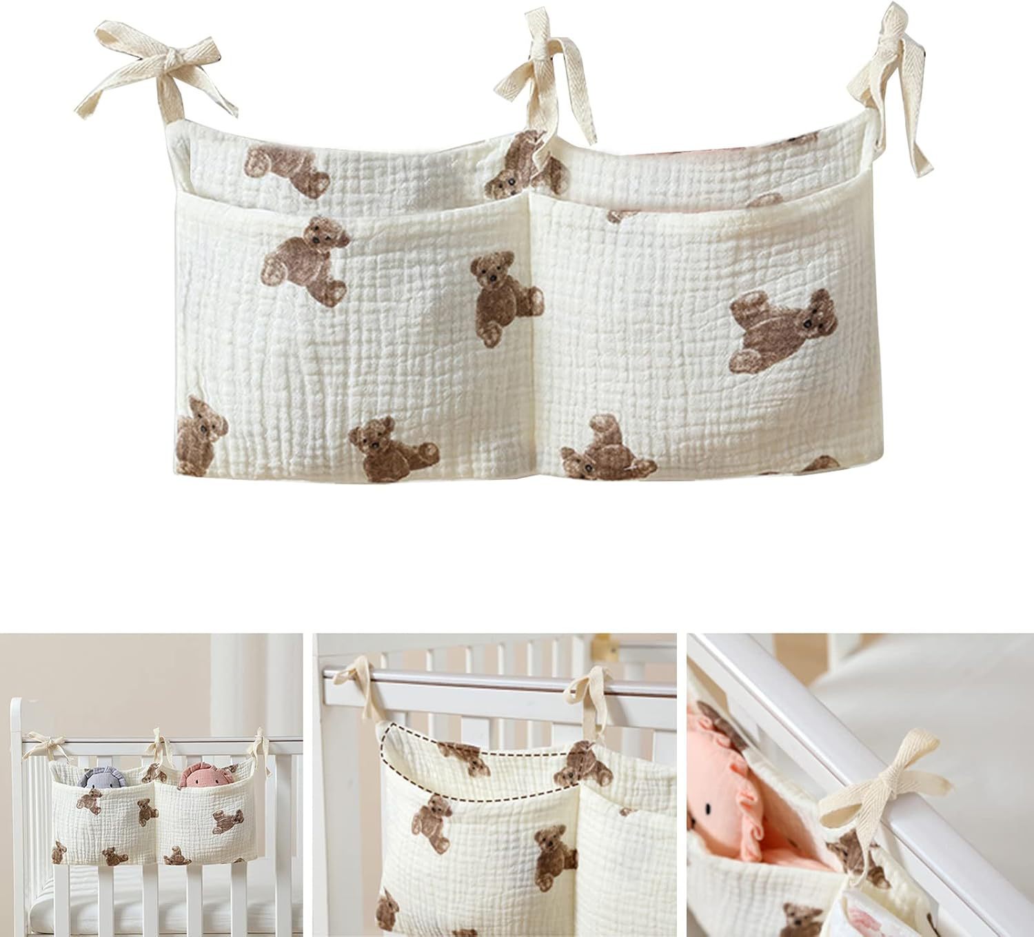 Baby Crib Organizer Cot Caddy  - Baby Nursery Games 评论和价格