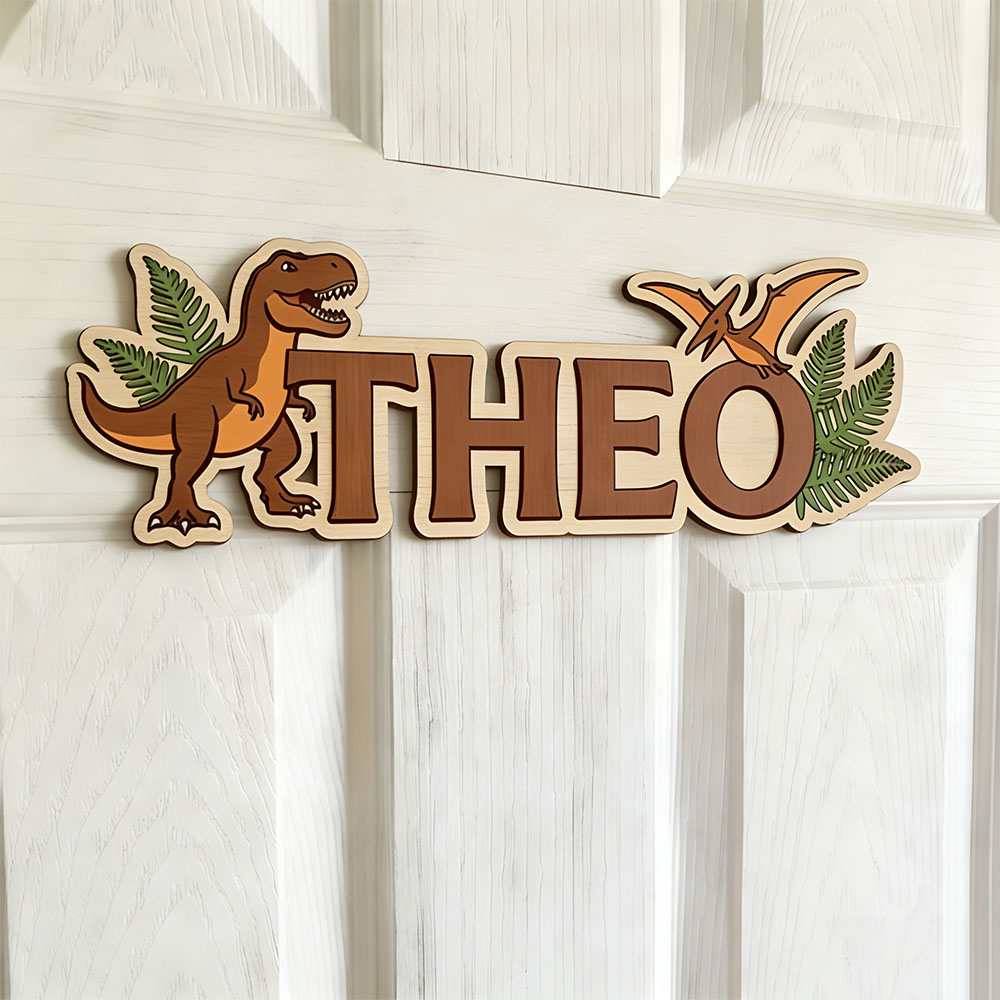 Personalized Dinosaur Name Sig - Baby Nursery Usa 评论和价格