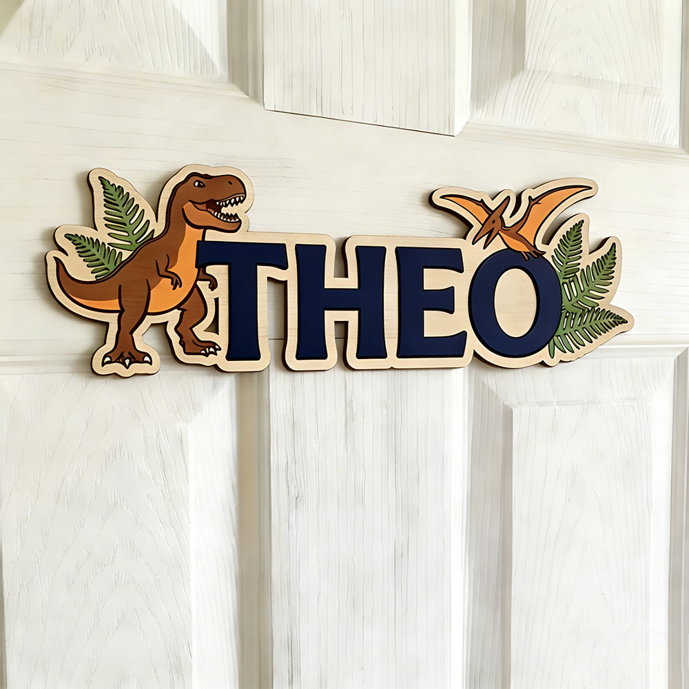 Personalized Dinosaur Name Sig - Baby Nursery Usa 评论和价格