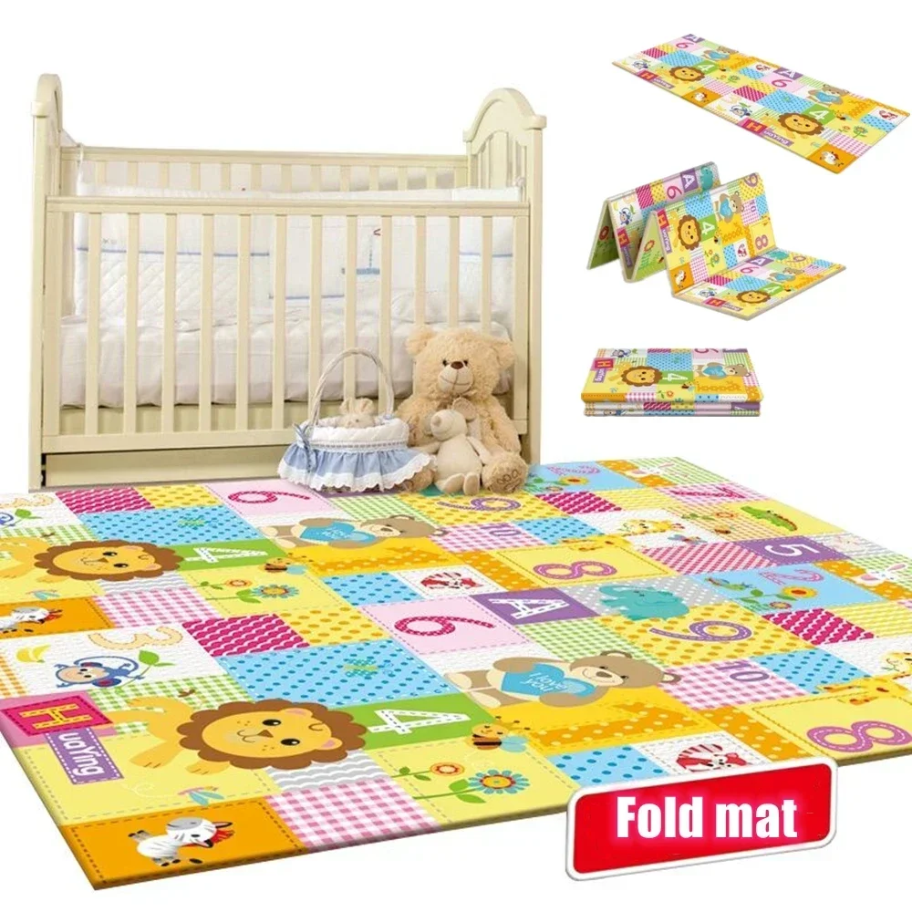 Baby Play Mats Foldable Xpe Pu - Baby Nursery Games 评论和价格