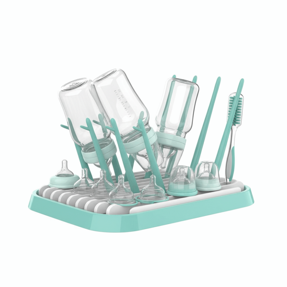 Foldable Baby Bottle Drying Ra - Baby Nursery Essentials 评论和价格