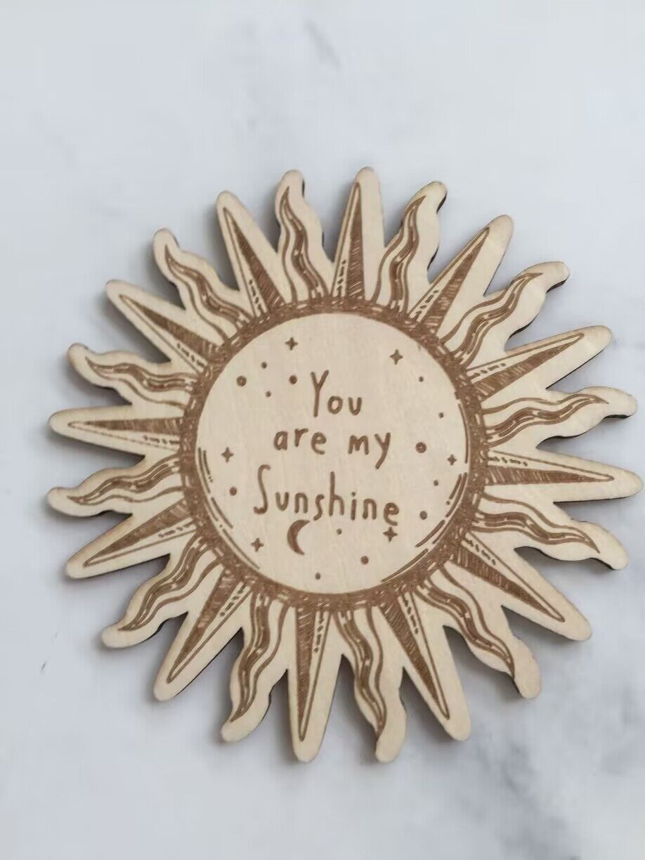 1pcs YOU ARE MY SUNSHINE WOODE - Baby Nursery You Are My Sunshine 评论和价格