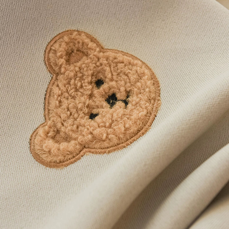 Korean Cartoon Brown Plush Bea - Baby Nursery Curtains 评论和价格