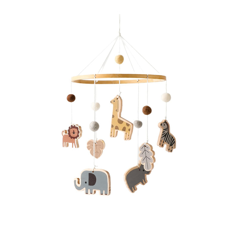 X18A-Baby Mobile For Crib - Ju - Baby Nursery Jungle Animals 评论和价格