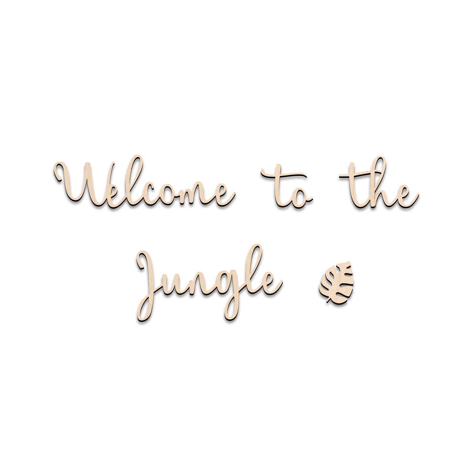 Welcome to the Jungle Wooden S - Baby Nursery Jungle Animals 评论和价格