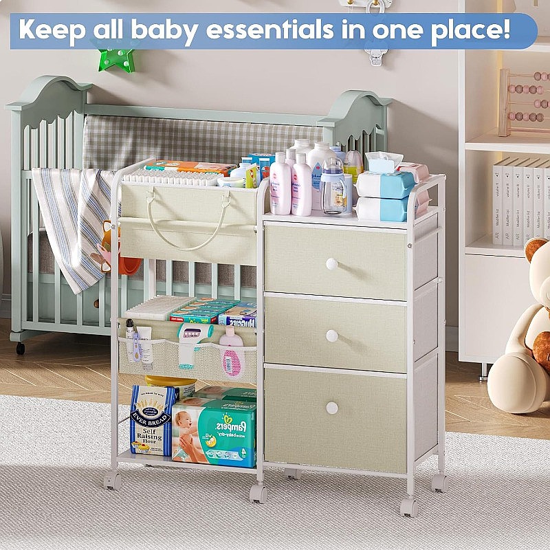 Large Capacity Baby Diaper Org - Baby Nursery Drawers 评论和价格