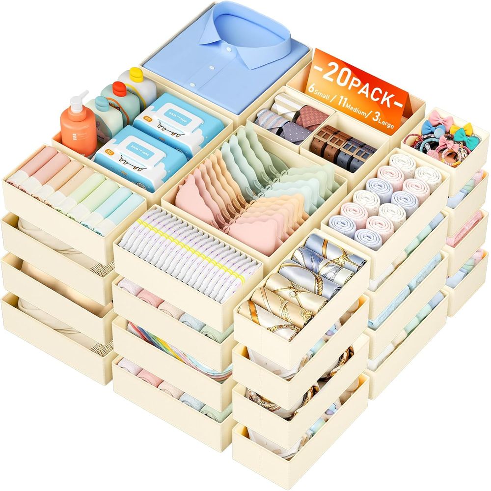 Organizer Clothes - 20 Pack Cl - Baby Nursery Drawers 评论和价格