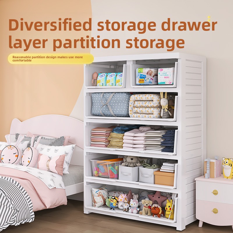 Thickened 5-Drawer Plastic Sto - Baby Nursery Drawers 评论和价格