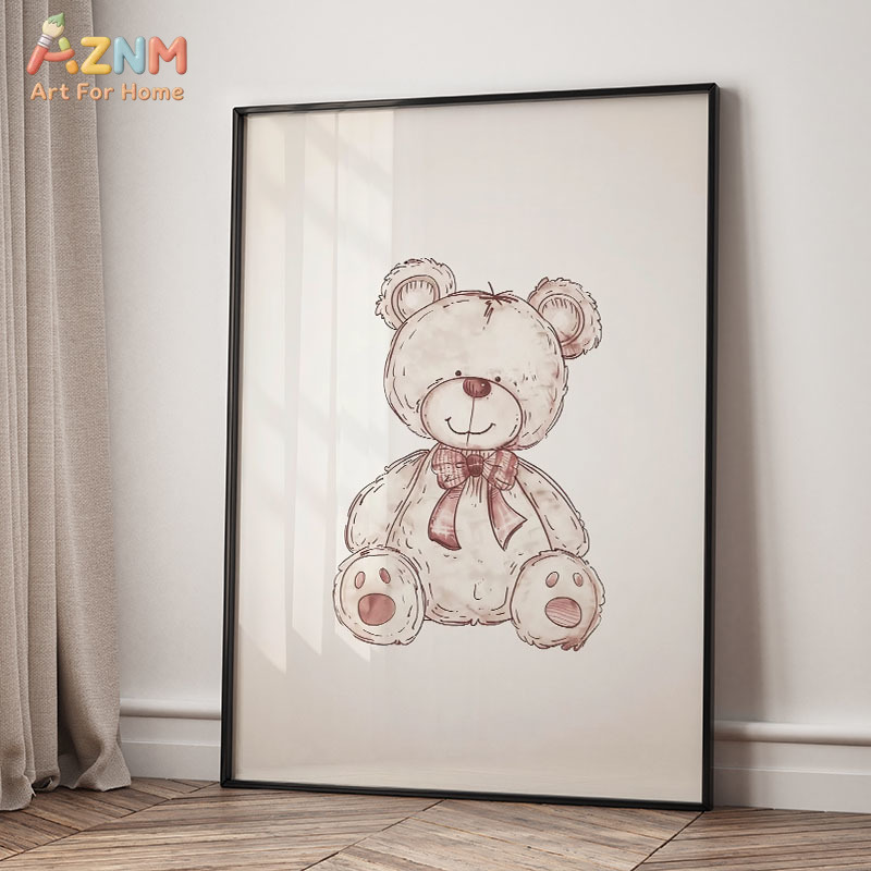 AZNM Vintage Baby Toy Canvas W - Baby Nursery Vintage Decor 评论和价格