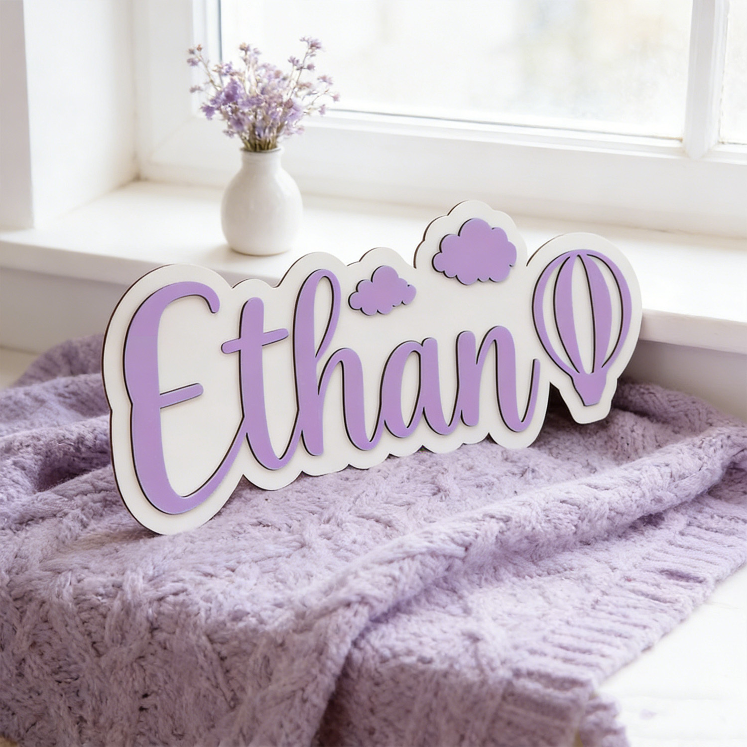 Personalized Hot Air Balloon & - Baby Nursery Usa 评论和价格