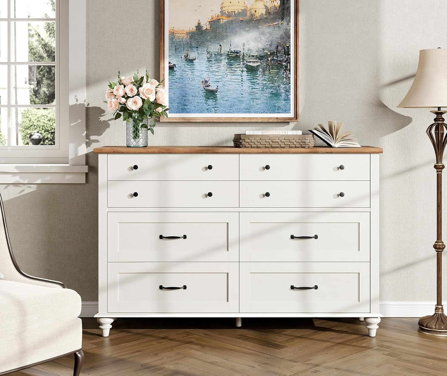 Modern  Kids Dresser with 7 Dr - Baby Nursery Drawers 评论和价格
