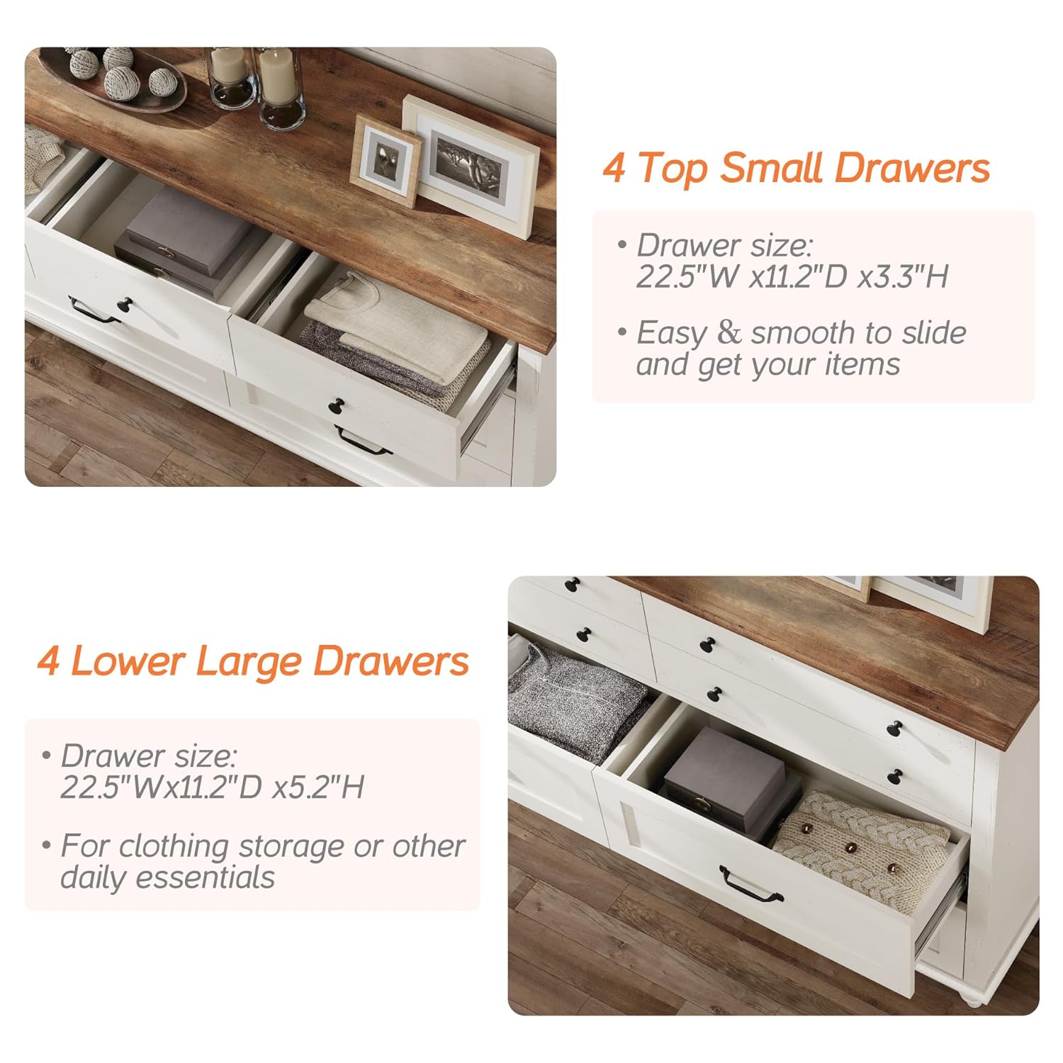 Modern  Kids Dresser with 7 Dr - Baby Nursery Drawers 评论和价格