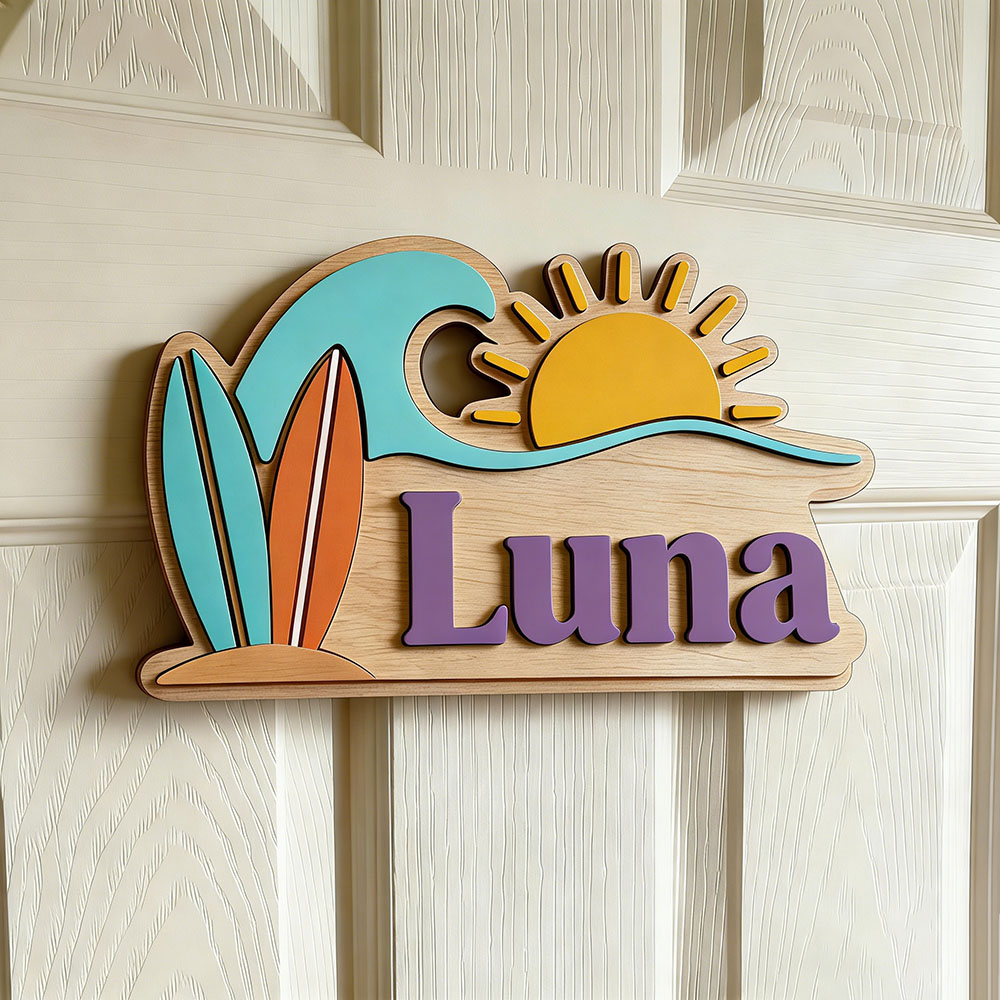 Custom Beach Wave Surfboard Su - Baby Nursery Usa 评论和价格
