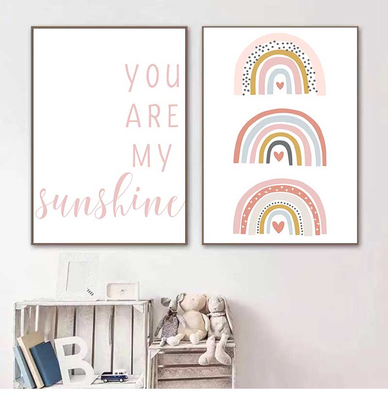 You are my Sunshine Rainbow Nu - Baby Nursery You Are My Sunshine 评论和价格