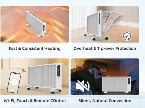Quiet Radiant Graphene Electri - Baby Nursery Usa 评论和价格