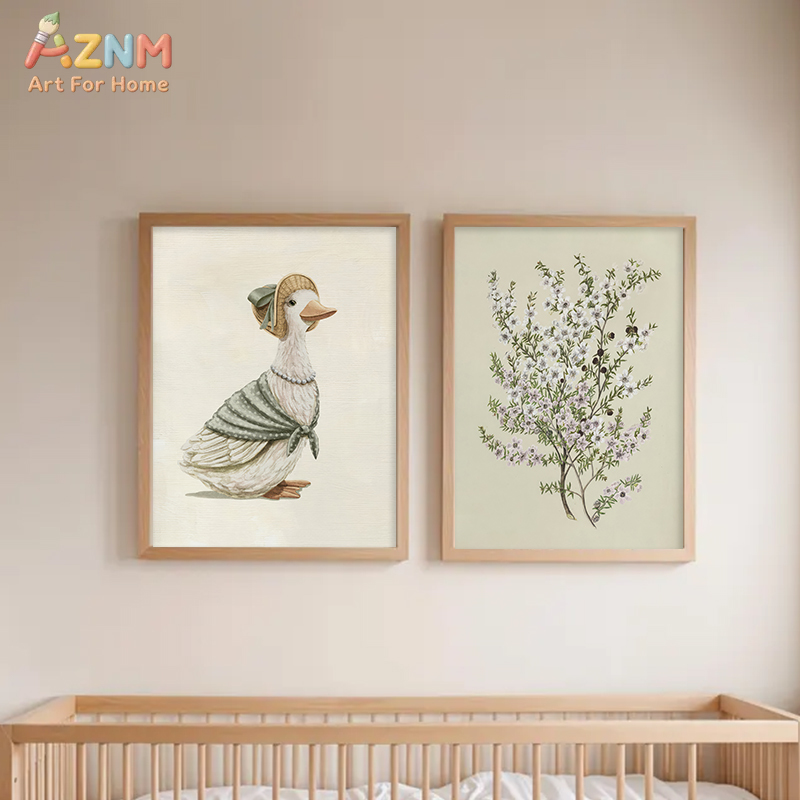 AZNM Vintage Peter Rabbit Jemi - Baby Nursery Vintage Decor 评论和价格