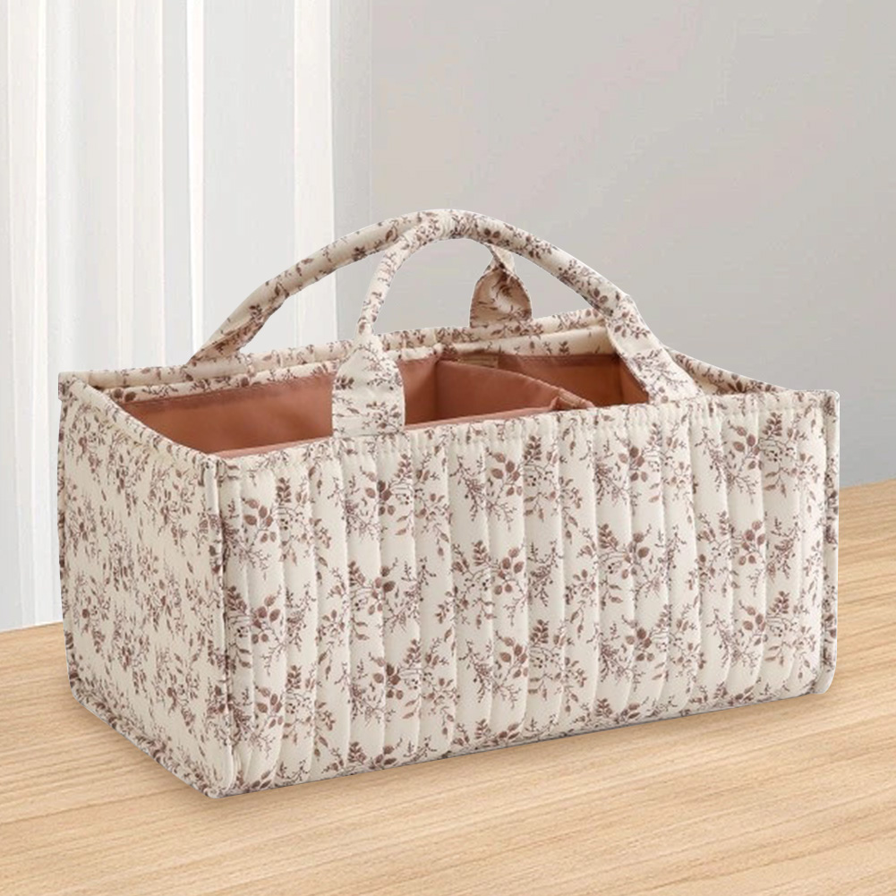 Floral Diaper Caddy Organizer  - Baby Nursery Essentials 评论和价格