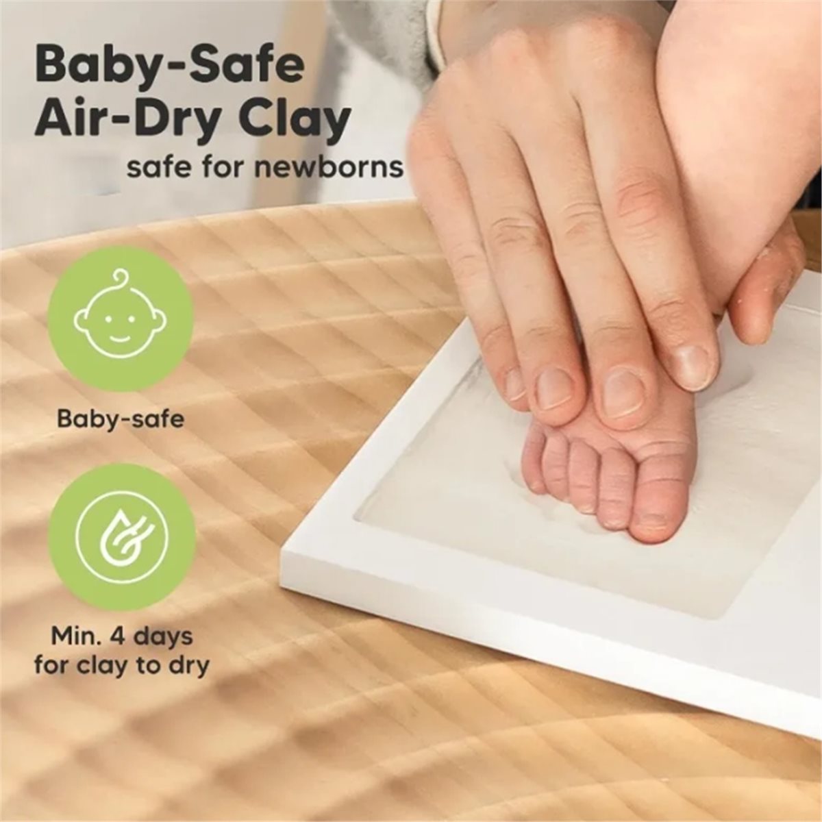 Y69A Baby Handprint & Footprin - Baby Nursery Essentials 评论和价格
