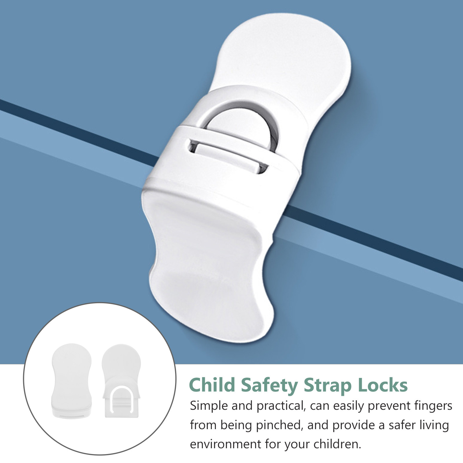 6Pcs Baby Safety Locks Cabinet - Baby Nursery Drawers 评论和价格