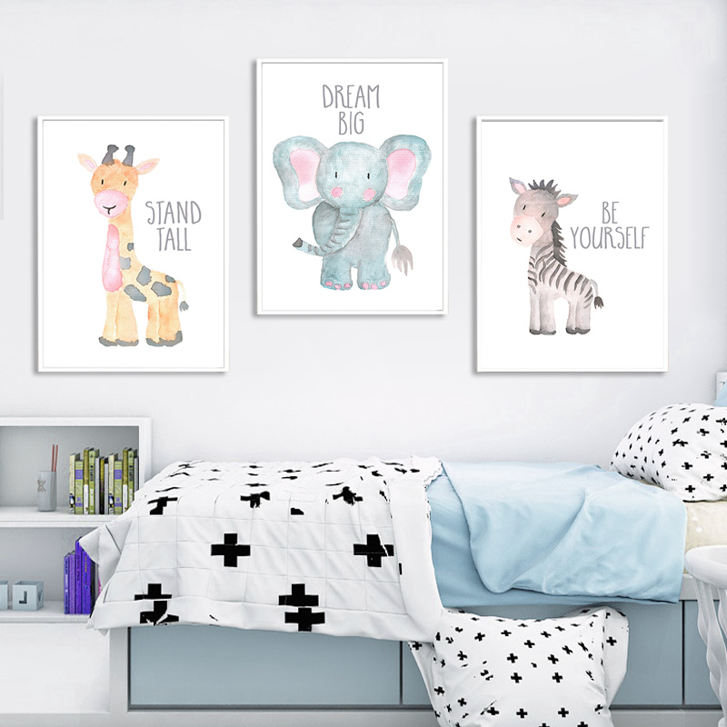 Baby Animal Lion Elephant Gira - Baby Nursery Giraffe 评论和价格